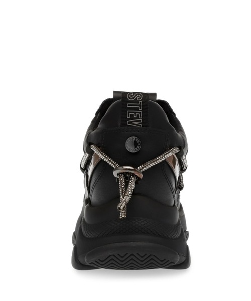 「STEVE MADDEN」 ローカットスニーカー 7 ブラック レディース_画像4