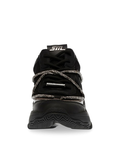 「STEVE MADDEN」 ローカットスニーカー 7 ブラック レディース_画像6