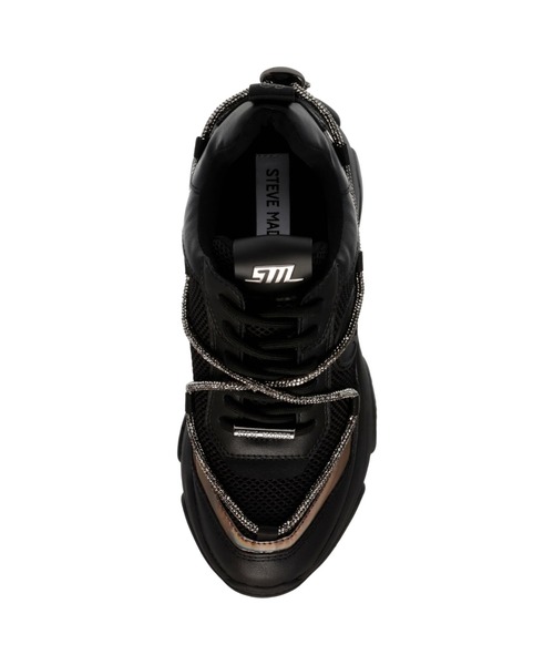 「STEVE MADDEN」 ローカットスニーカー 7 ブラック レディース_画像8