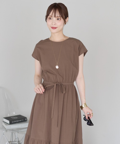 「PREFERIR」 ノースリーブワンピース X-LARGE ブルー レディース_画像9