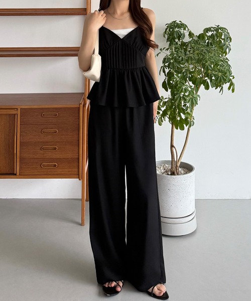 「callautia」 セットアップ MEDIUM グレー レディース_画像2