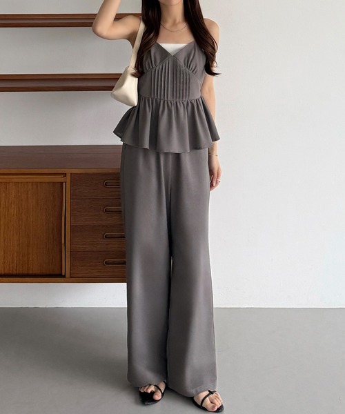 「callautia」 セットアップ MEDIUM グレー レディース_画像9
