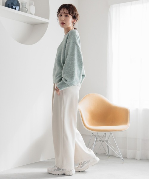 「LEPSIM」 パンツ LARGE ブラック レディース_画像7