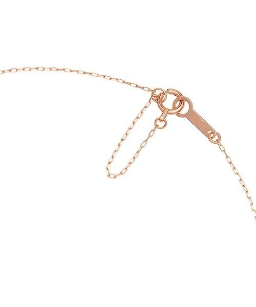 4℃ K10ピンクゴールド ダイヤモンドネックレス 状態良好綺麗です！