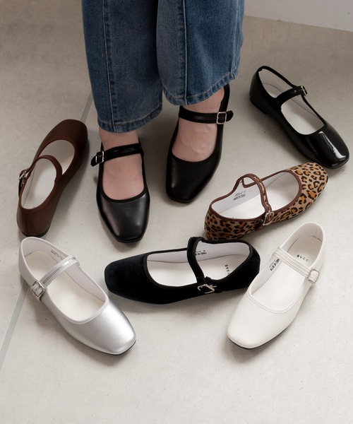 SVEC（シュベック） パンプス スクエアトゥ カンフーシューズ kung fu