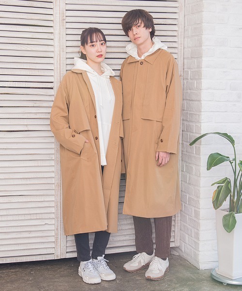 美しいステンカラーコート フェイクレイヤードステンカラーコート コート アウター メンズファッション ファッション 9 702 Www Jesuitnola Org