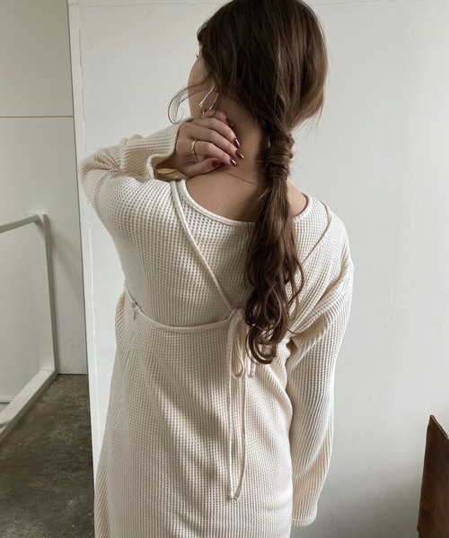 amiur waffle camisole ops