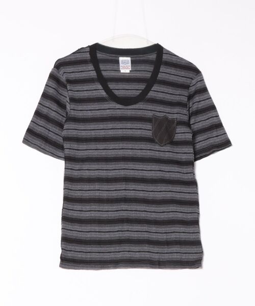 TONE（トネ） tシャツ 「US RAGS/ユーエスラグス」ストライプTシャツ