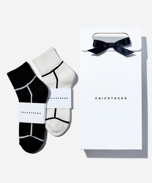 CHICSTOCKS(シックストックス) 靴下 アンクルソックス2足ギフト CHICSTOCKS(シックストックス) 靴下 アンクルソックス2足ギフト