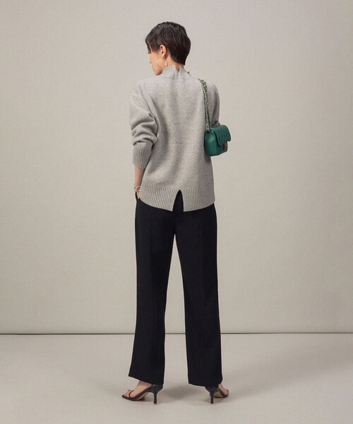 NOLLEY'S sophi - 【新品、未使用】カシミヤ混ハイネックプルオーバーニット NOLLEY'S Sophi ニット MUSICカシミヤ混ハイネックプルオーバー