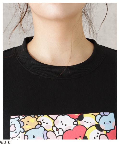 BT21 トレーナー スウェット 「アクリルチャーム付き」BT21 minini