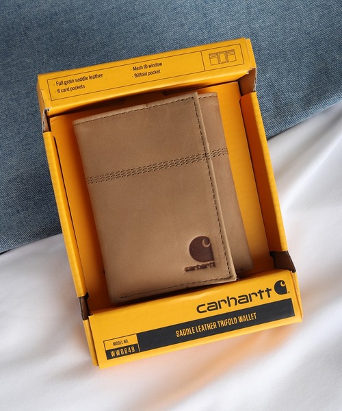 Carhartt（カーハート） ミニ 財布 なめし 三つ折り財布 メンズ
