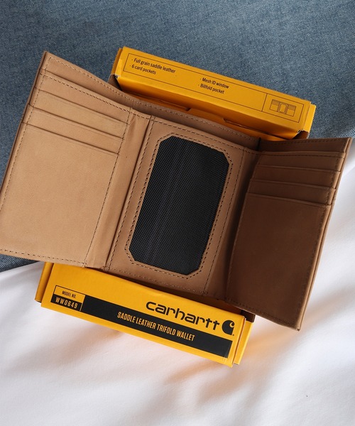 Carhartt（カーハート） ミニ 財布 なめし 三つ折り財布 メンズ