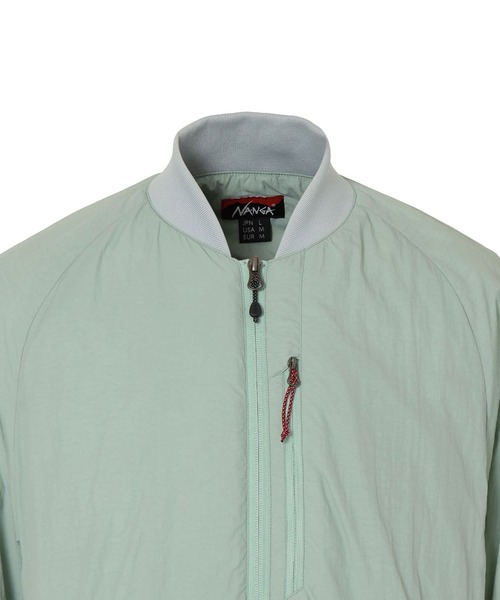ジャケット・アウター NANGA SOFT DOWN VARSITY BLOUSON SAGE NANGA（ナンガ） ダウンジャケット ダウン SOFT DOWN VARSITY BLOUSON