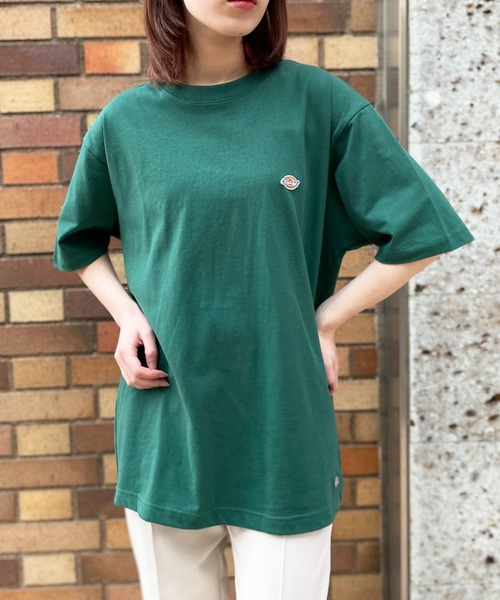 Dickies tシャツ 「Dickies」天竺ミニワッペン半そでTシャツ