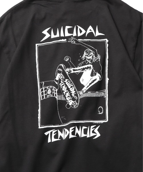 希少★SUICIDAL TENDENCIES 4thコレクションGR8 Tシャツ SUICIDAL TENDENCIES]-TS 79 SxTx Logo Tee-BLACK- | スイサイダルテン
