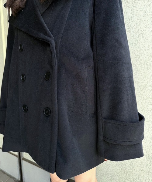 ENVYM コート アウター BIGカラーコート レディース : ZOZOTOWN