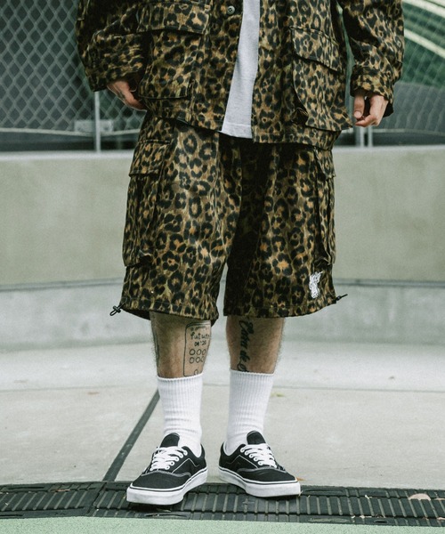 Subciety カーゴパンツ LEOPARD CARGO SHORTS メンズ レディース
