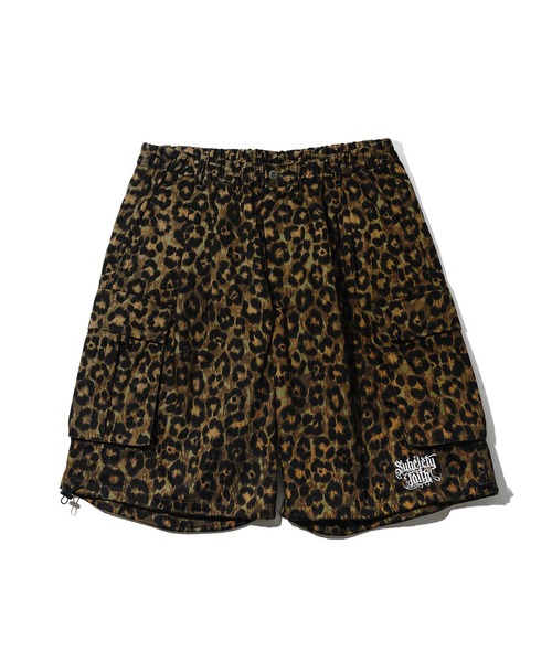Subciety カーゴパンツ LEOPARD CARGO SHORTS メンズ レディース