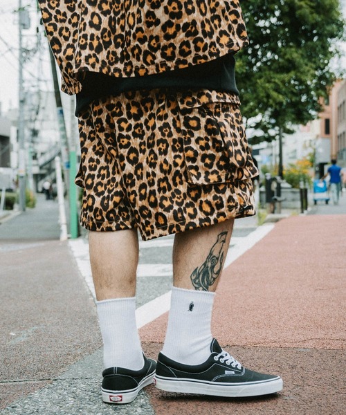 Subciety カーゴパンツ LEOPARD CARGO SHORTS メンズ レディース