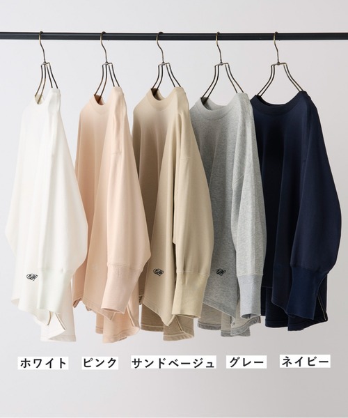 完売商品！BEARDSLEY BA刺繍入りドルマントレーナー ネイビー　美品 BA刺繍入りドルマントレーナー（Tシャツ/カットソー