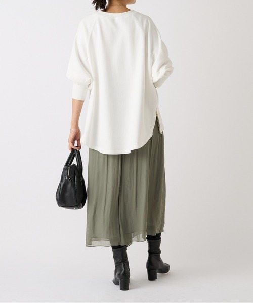 BEARDSLEY tシャツ BA刺繍入りドルマントレーナー レディース