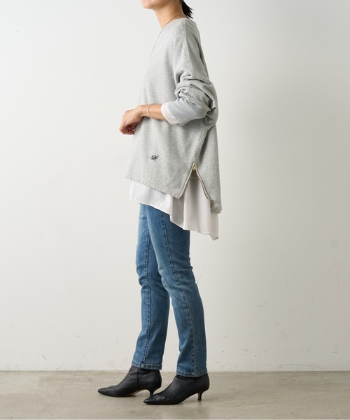 BEARDSLEY tシャツ BA刺繍入りドルマントレーナー レディース