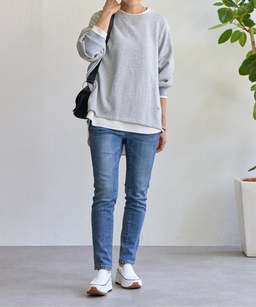 tシャツ BA刺繍入りドルマントレーナー レディース トレーナー シャツ