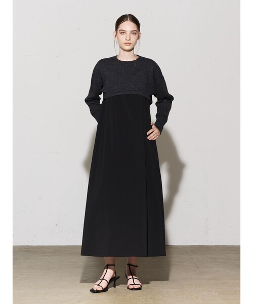 MIDIUMISOLID ワンピース for Ladies バッククロスキャミソール