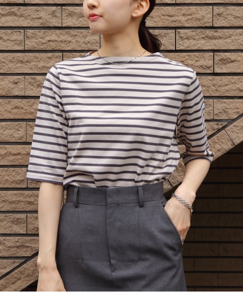 ORCIVAL tシャツ ORCIVAL/オーシバル ボートネックハーフ