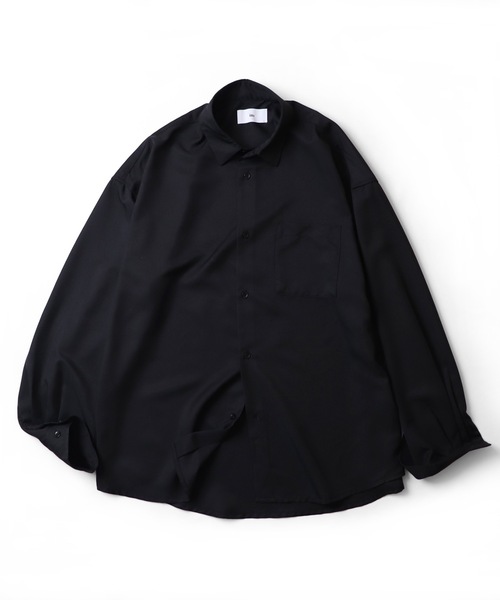 シャツ 25SS ビッグシルエット ガールイラスト バックプリントシャツ