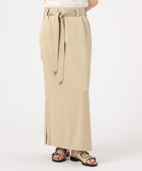 マカフィー巻きスカート未使用に近い MACPHEE（マカフィー） スカート トリアセテートポリエステルサテン