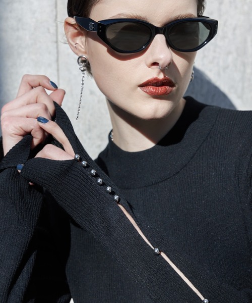 ワンピース OPEN BACK NARROW KNIT DRESS/オープンバックナローニット  