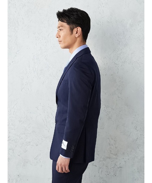 パーフェクトスーツ ビジネススーツ上下セット ストライプ AB6 Perfect Suit FActory セットアップ 「上下洗える」WEB限定
