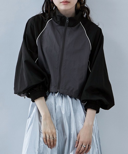 試着のみ◇定価2.6万 ALWEL クロップド トラック ジャケット