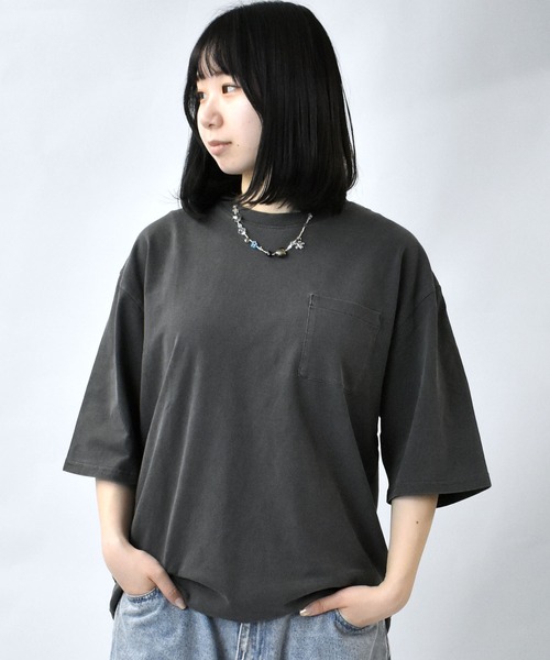 【LIFEWORK】ピグメント クロム ショート 半袖 Tシャツ Starting Over tシャツ Pigment hard wash pocket T/ピグメント