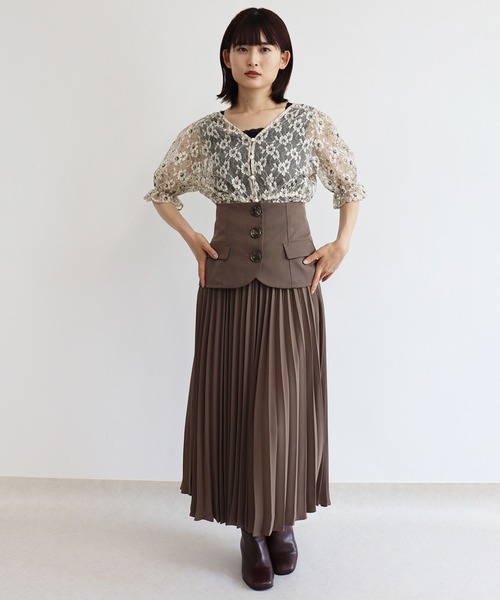 【美品】rokh× フローラルプリントプリーツスカート rokh ×H&M♡フローラルプリントプリーツスカート