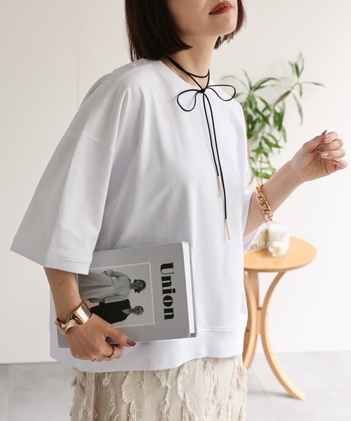 ap retro tシャツ 「USAコットン」ミニ裏毛半袖トレーナー