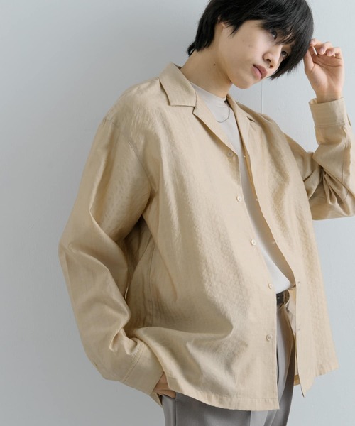 SENSE OF PLACE by URBAN RESEARCH シャツ シアーストライプ