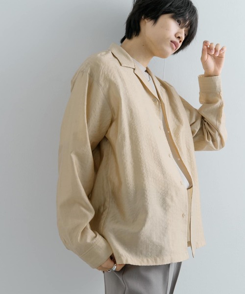 SENSE OF PLACE by URBAN RESEARCH シャツ シアーストライプ