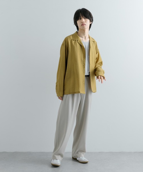 SENSE OF PLACE by URBAN RESEARCH シャツ シアーストライプ