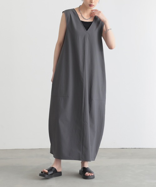 for/c（フォーシー） ジャンパースカート ドライコクーンジャンパー