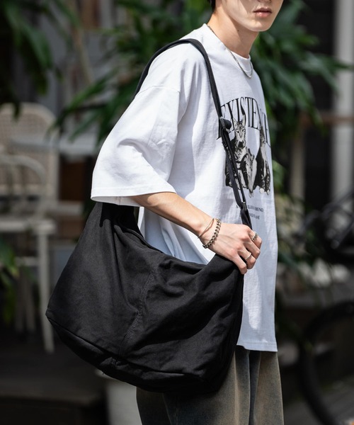 ★ROYショルダーバッグ★ Rocky Monroe ショルダーバッグ ビックキャンバスショルダー