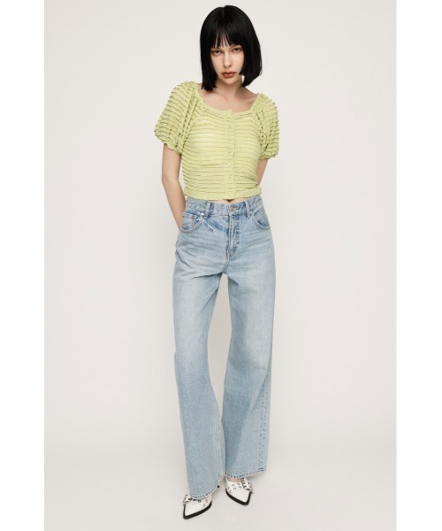 SLY（スライ） ブラウス シャツ FRILL PUFF CUT TOPS フリル パフ 