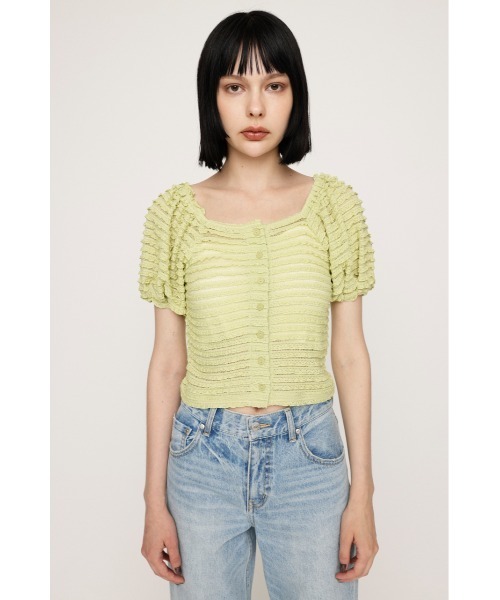 SLY（スライ） ブラウス シャツ FRILL PUFF CUT TOPS フリル パフ