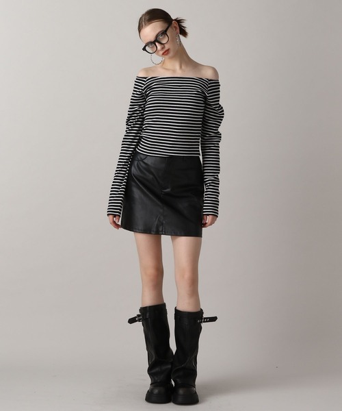 最終値下げ レザー スカート FOREVER21 スカート 「2024FW」フェイクレザーミニスカート