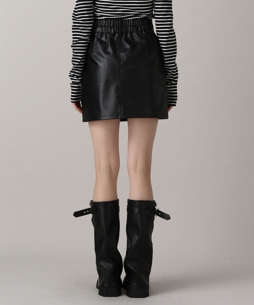 ミニスカート FOREVER21 スカート 「2024FW」フェイクレザーミニスカート