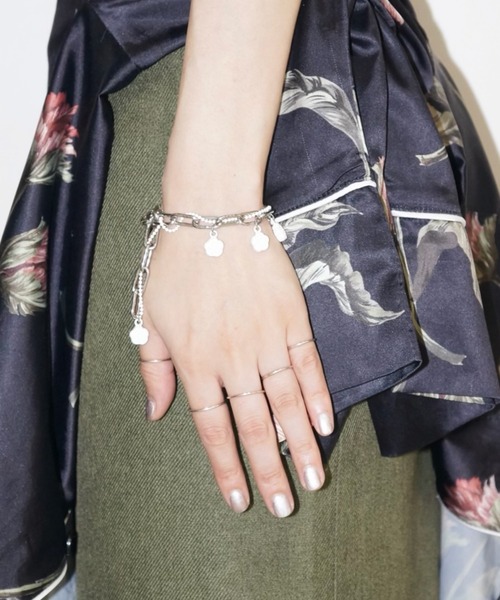 musubore ブレスレット colored rose charm bracelet / ローズ