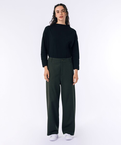 LACOSTE（ラコステ） パンツ ストレッチツイル ウールライクワイド