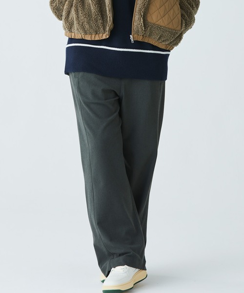 LACOSTE（ラコステ） パンツ ストレッチツイル ウールライクワイド